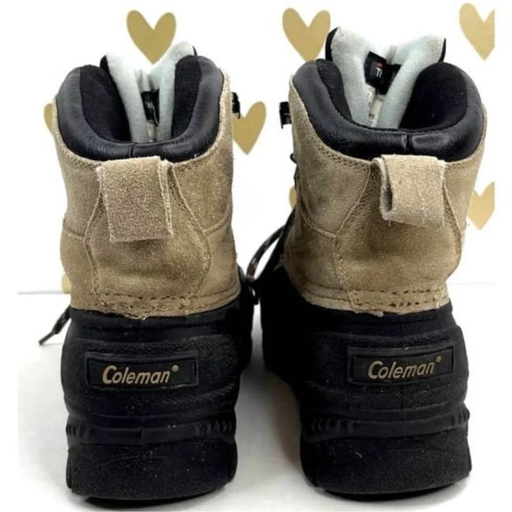 COLEMAN Women Boots Thinsulate Glacier -W Cold Weather Brown Black Size 7 hiking